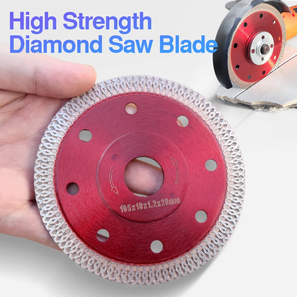 Diamond Saw Blade Disc 105/115/125mm For Porcelain Tile Ceramic Dry/Wet Cutting Stone Cut off Saw Blade Diamond Cutting Disc