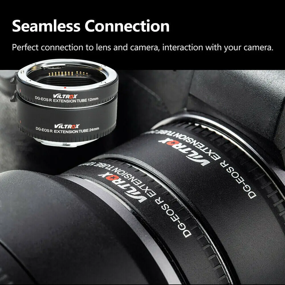 Комплект удлинителей VILTROX для макросъемки с автофокусом адаптер объектива Canon EOS