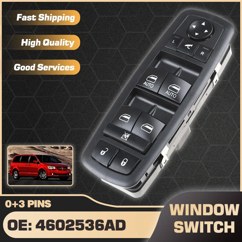 Кнопка переключения стеклоподъемника автомобиля LHD для Dodge Grand Caravan MK5 2008-2012 Ram C/V 2012