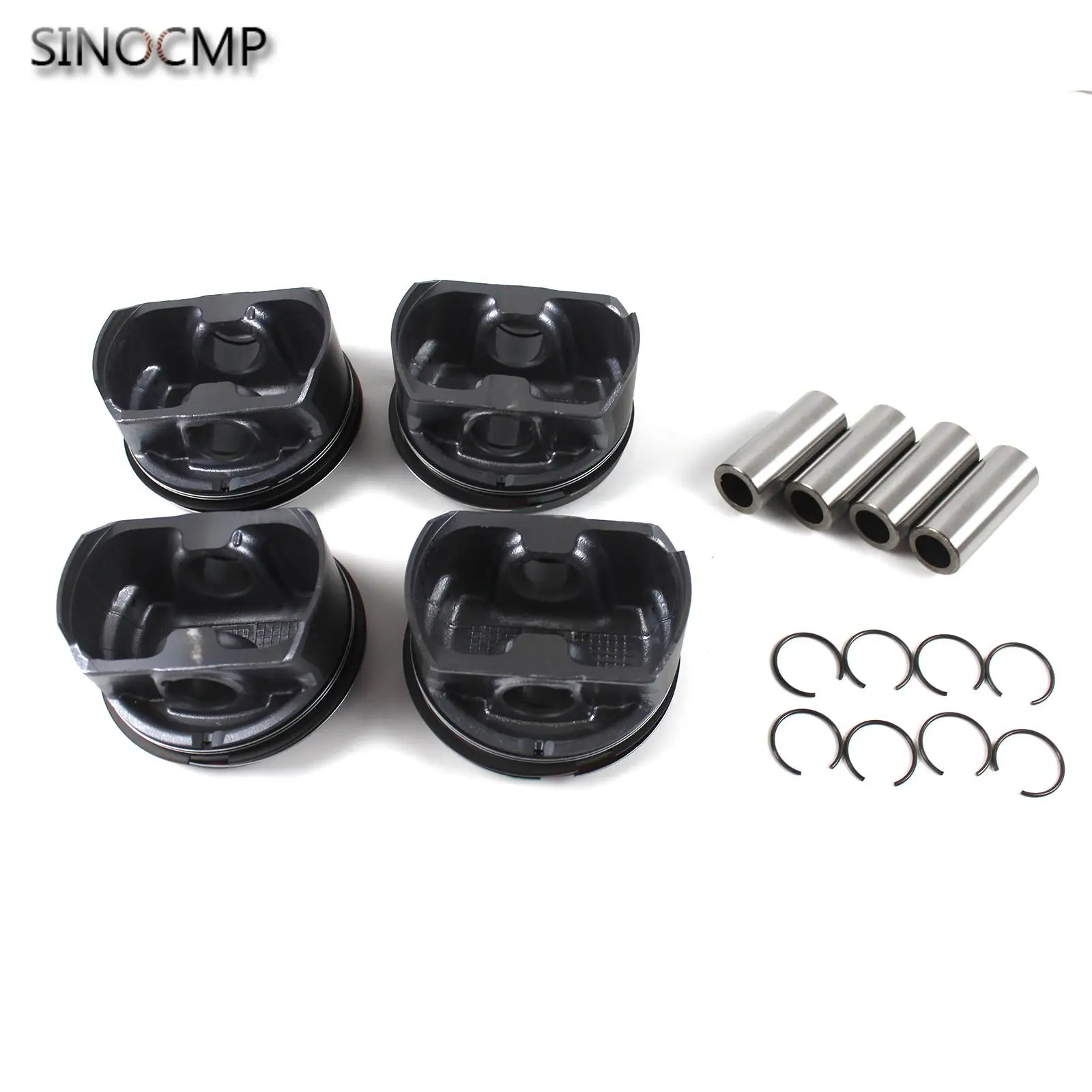 EA111 Комплект поршней и колец двигателя E03C 107065 STD 76 5 мм подходит для двигателей VW