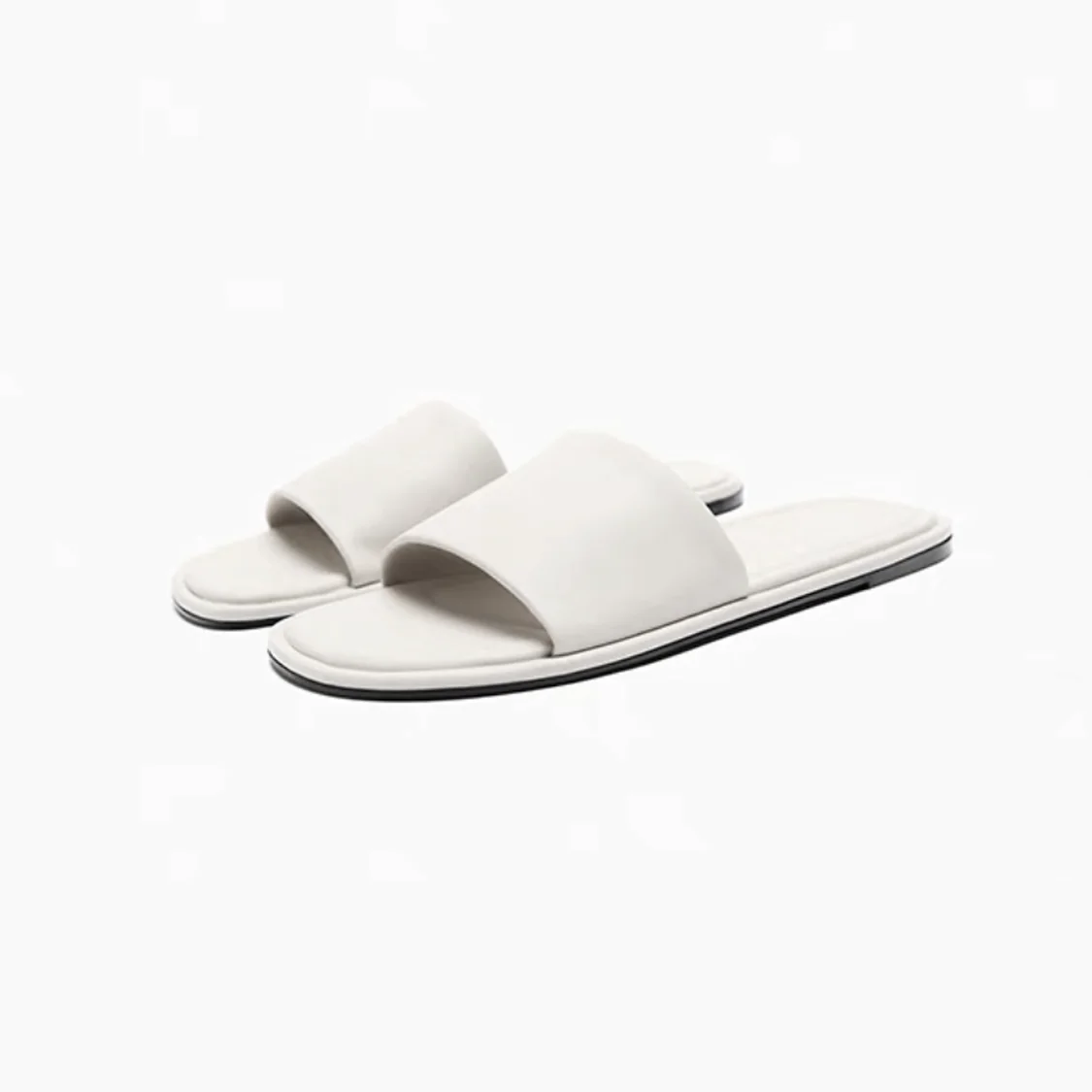 

NIGO Leather Flat Bottomed Letter Slippers #nigo29132