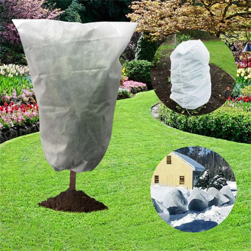 

Plant Cover Winter Warm Cover Tree Shrub Plant Protecting Bag Frost Protection For Yard Garden Plants Small Tree Against Cold