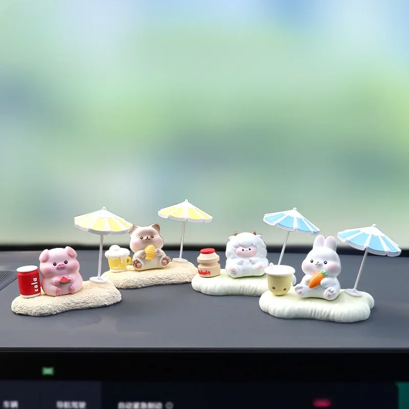 Милая мультяшная кукла украшение салона автомобиля фигурки авто зеркало заднего