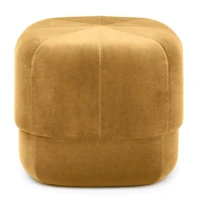 circus pouf in velour velvet sofa ottoman fabric pouf modern footstool for shop