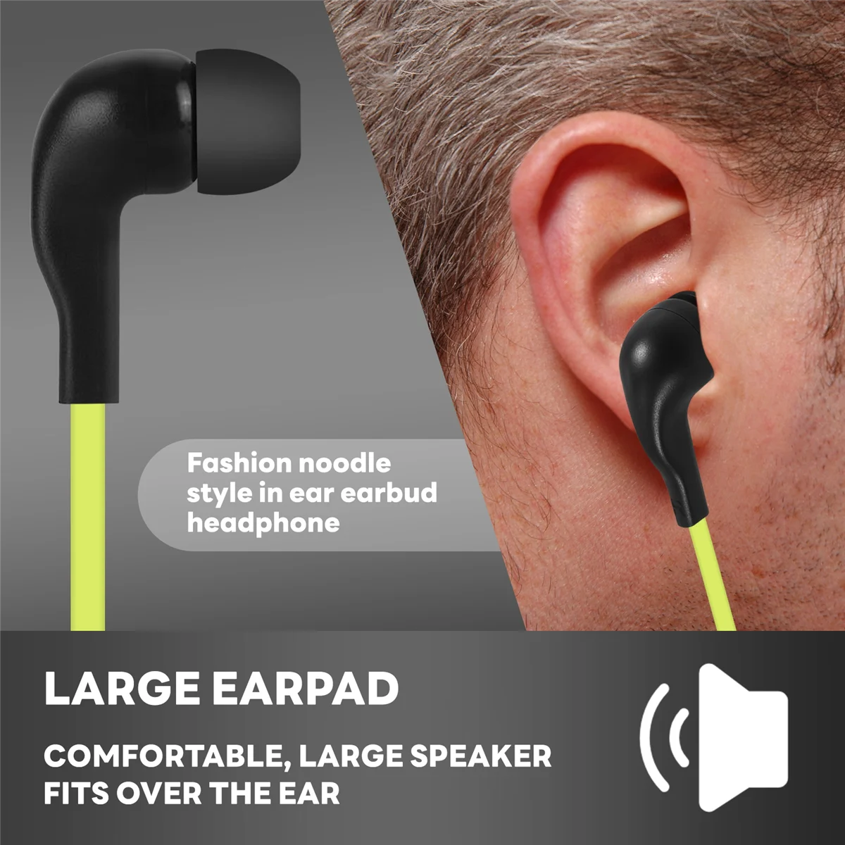 2-контактный стиль лапши наушники-вкладыши с разъемом K гарнитура для Baofeng Uv5R Bf-888S