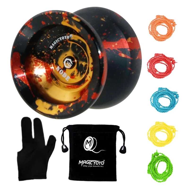 

MAGICYOYO Y01 Node Unresponsive Yoyo Advanced Professional Yoyo With Glove, Yoyo Bag And 5 Replacement Yoyo Strings