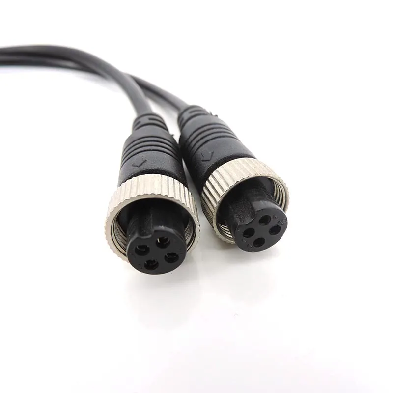 Y-образный удлинитель для камеры видеонаблюдения 4 контакта