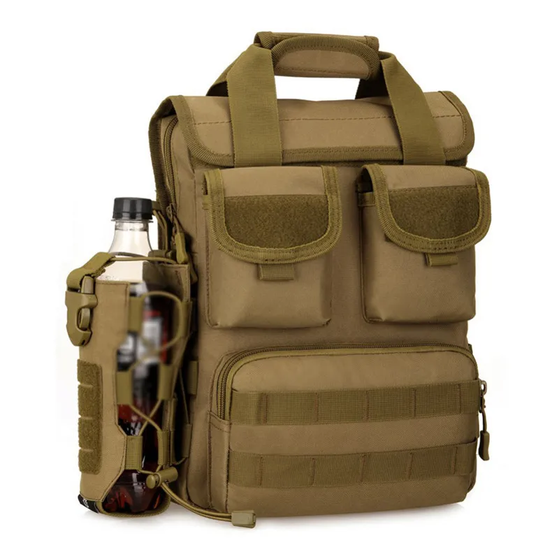

Outdoor Tactical Molle Water Bottle Pouch Canteen Cover Holster Travel Kettle Bag With Molle System