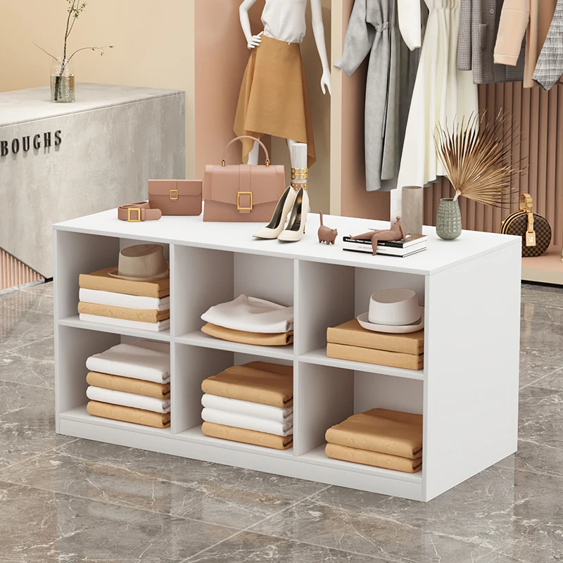 Магазин одежды двухсторонняя решетчатая стойка регистрации касса салон красоты