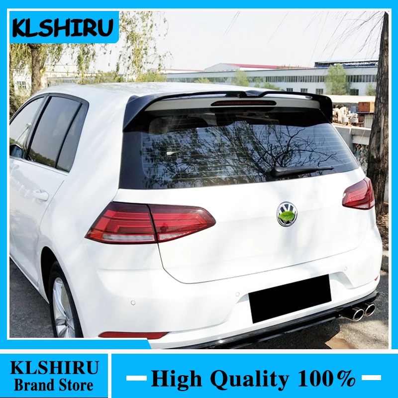 

Спойлер на крышу заднего багажника из углеродного волокна/АБС для Volkswagen VW Golf 7 7,5 VII MK7 7,5 GTI R Hatchblack 2014 - 2019