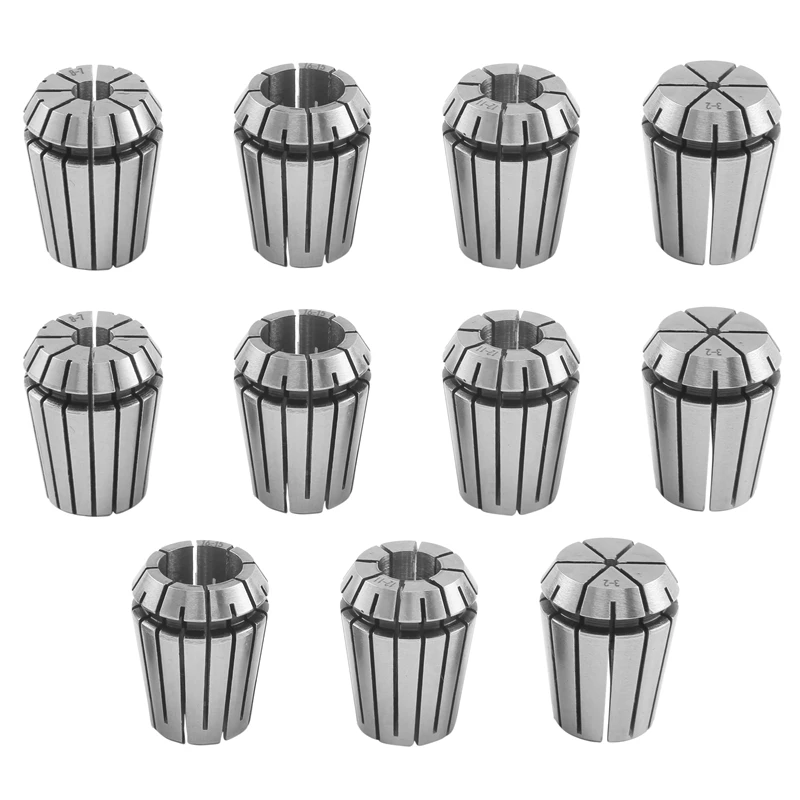 

ER25 Collet Set 11 Pcs From 3Mm To 16Mm For CNC Milling Lathe Tool And Spindle Motor