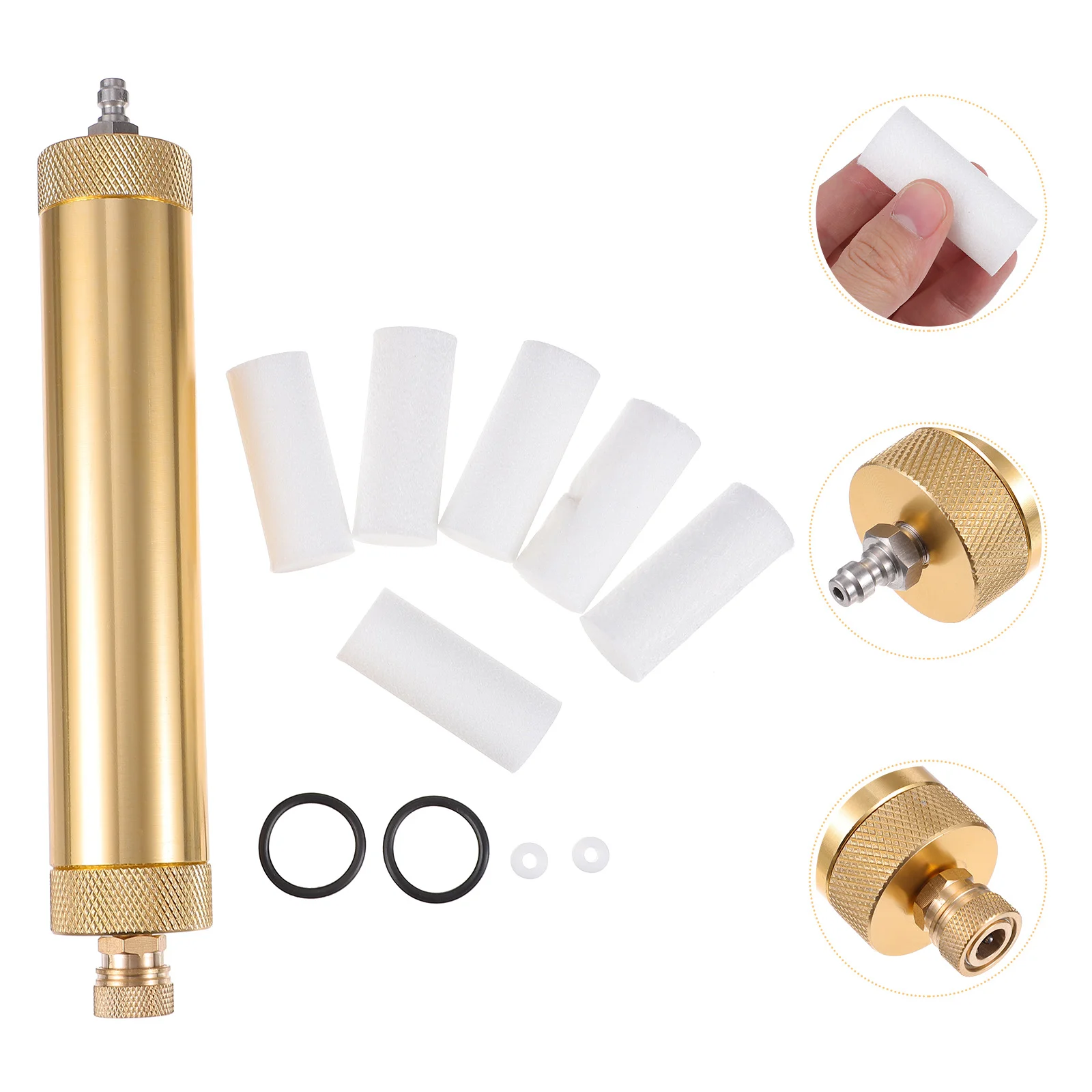 

Oil Water Separator Filter High Pressure Compressor Air Pump Filtration External 30Mpa