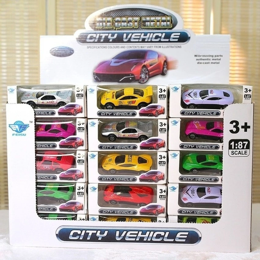 

Kids Metal Cars Hot Educational Toy Children's Alloy Car 1/87 Die Cast Metal Alloy Children's Toy Car For Boy Gift Free Shipping