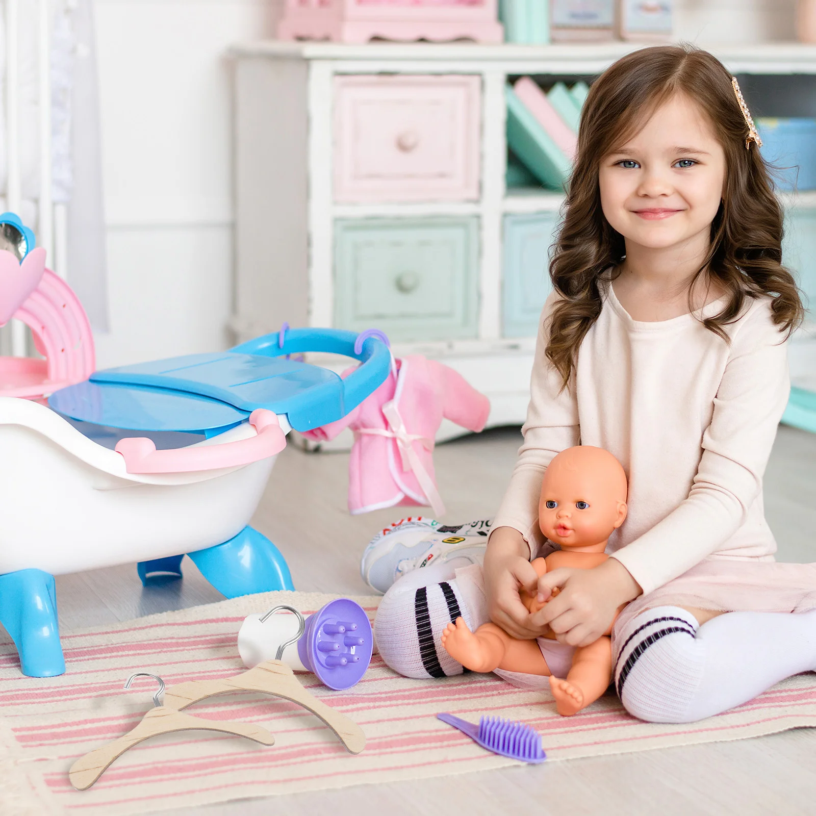 

10 шт., детские вешалки для одежды