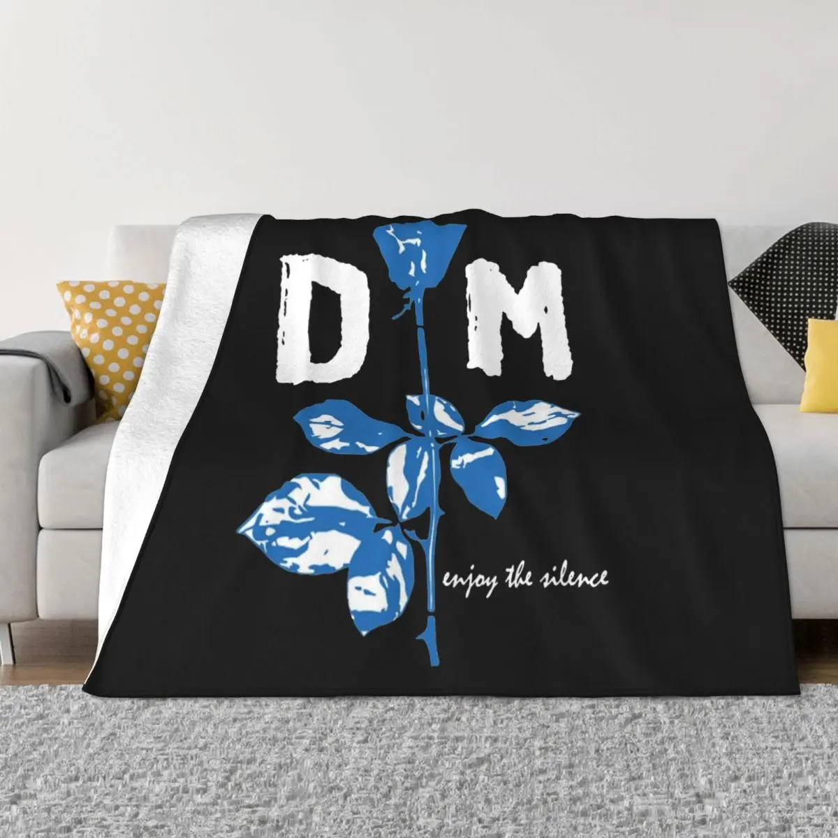 Вязаные одеяла Depeches Mode Rose флисовое супермягкое одеяло в стиле рок для кровати