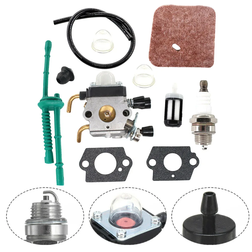 

Carburetor Kit For STIHL KM55 FS38 FS45 FS46 FS55 FS80 FS85 HL45 982596 C1Q-S66 4140 120 0619 Trimmer Parts & Accessories