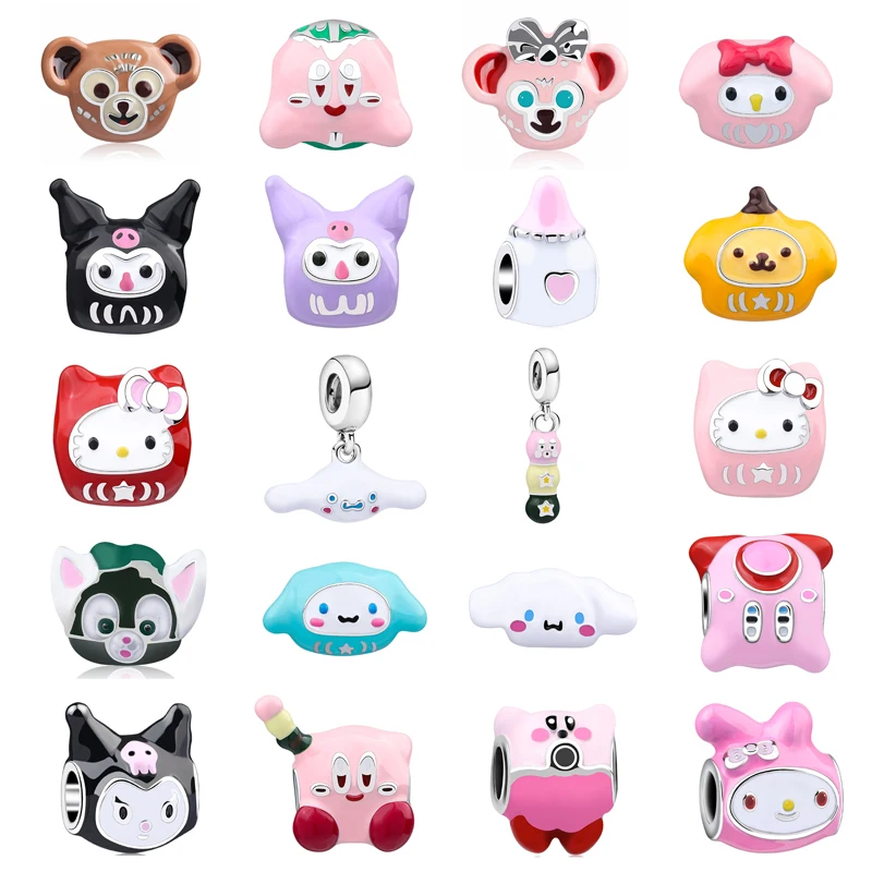 

New Fashion Charm Original Cartoon Little Bear Cat Beaded For Original Ladies Bracelet Jewelry Accessories Gift