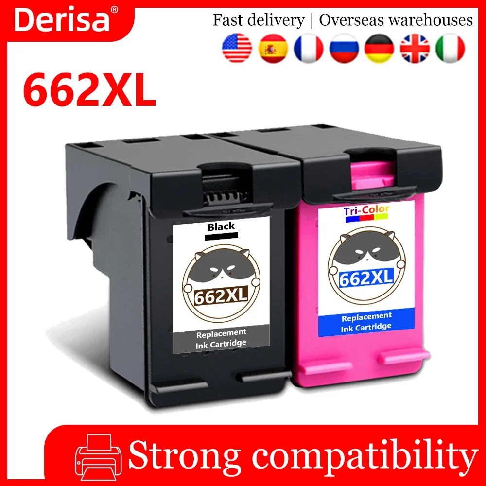 Сменный картридж для принтера HP 662 Deskjet Ink Advantage 2545 2546 2645 2646 CZ105AL CZ106AL