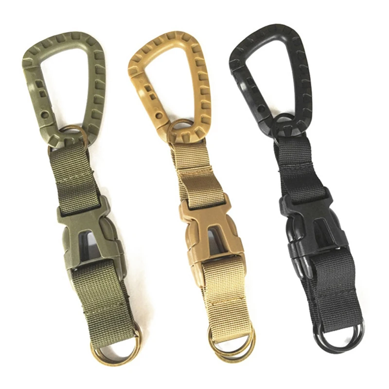 

Army Hunting Webbing Special Service Belt Hook Climbing Equipment Nylon Outdoor Sports Hiking Metal Durable Carabiners Keychain