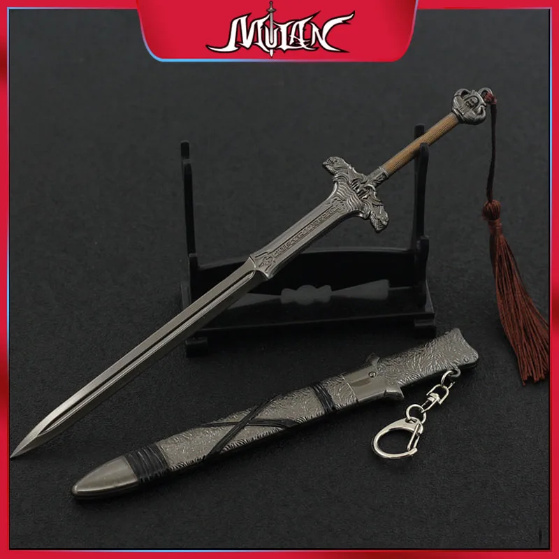 

Barbarian Weapon Conan Atlantis Sword 22cm Alloy Movies Model Anime Medieval Metal Weapon Real Steel Katana Safe Swords Kids Toy