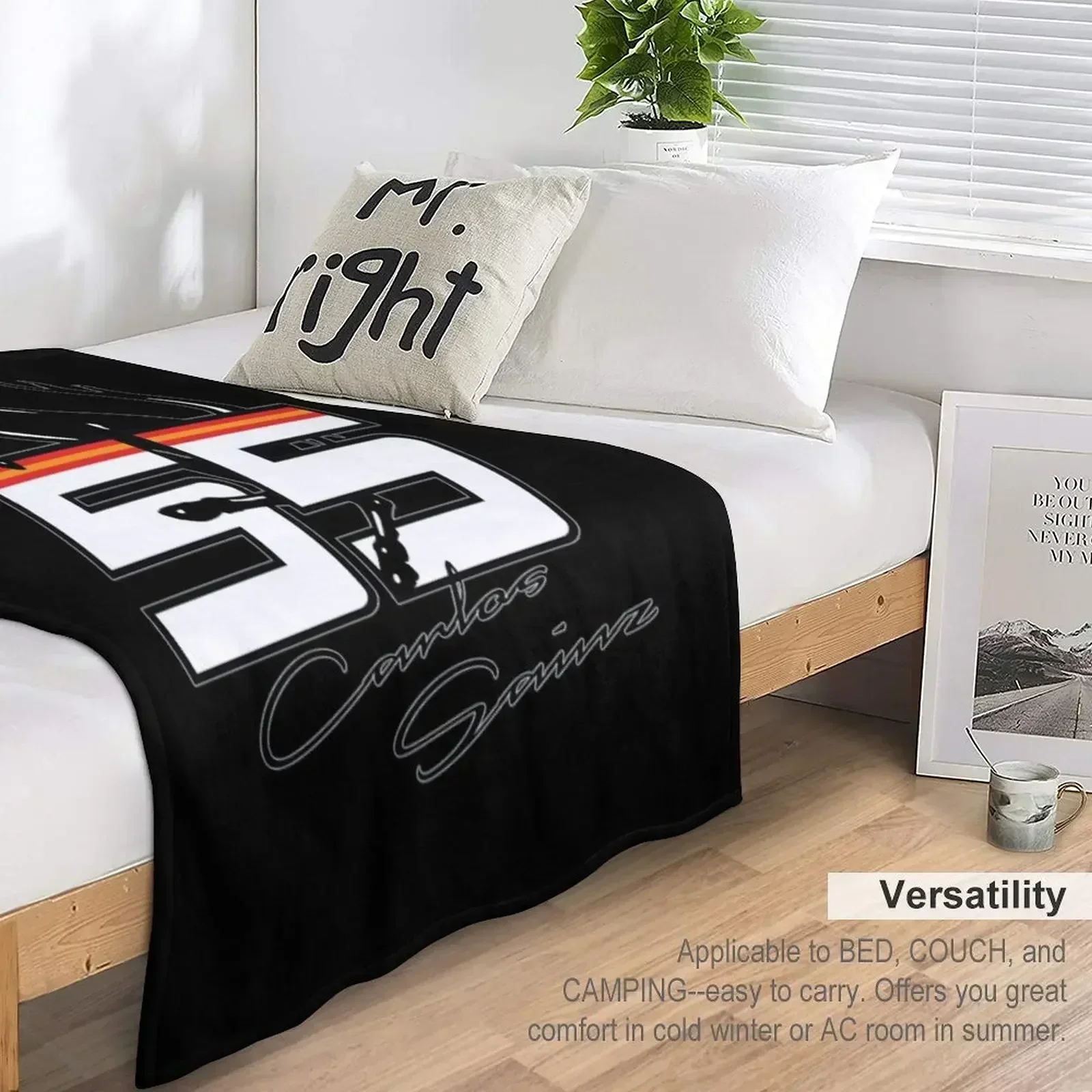 Футболки Carlos Sainz f-errari подарок для фанатов мужчин и женщин на день матери одеяло