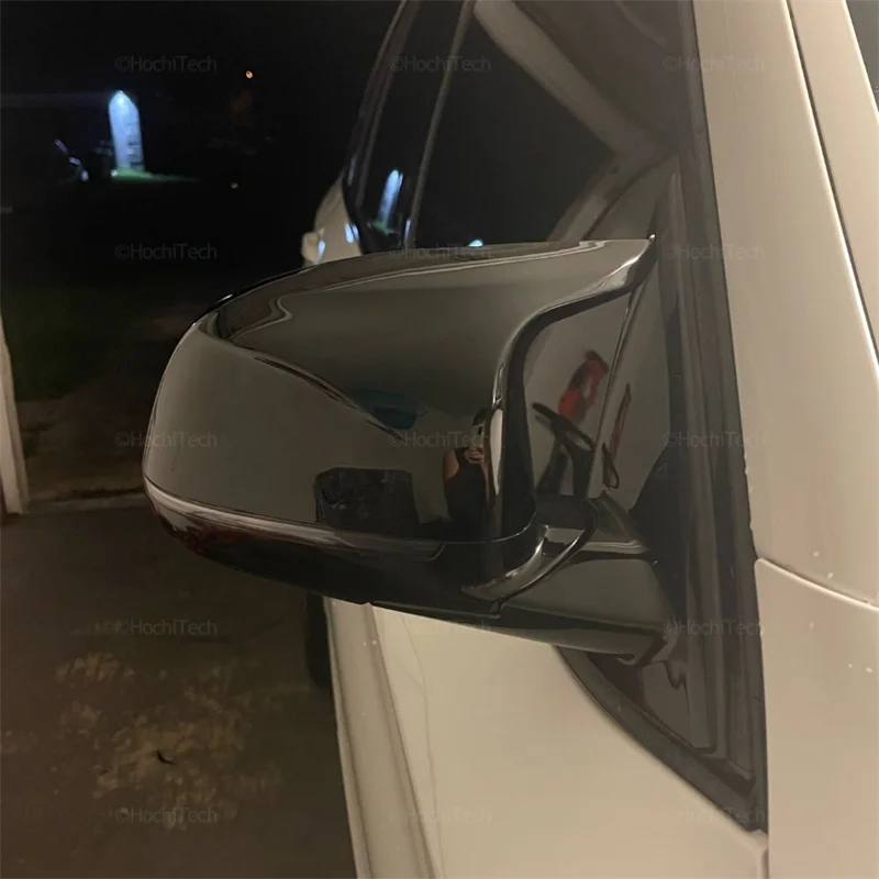 Carbon Fiber Car Rearview Door Wing Side Mirror Cover Cap Shell for BMW F25 X3 , F26 X4,  F15 X5,  F16 X6 2014-2018  Accessories images - 6