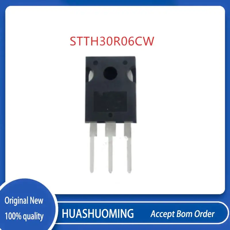 

1 шт./партия STTH30R06CW 30A/600V W6NB100 STW6NB100 TO-247 MOS 6A/1000V