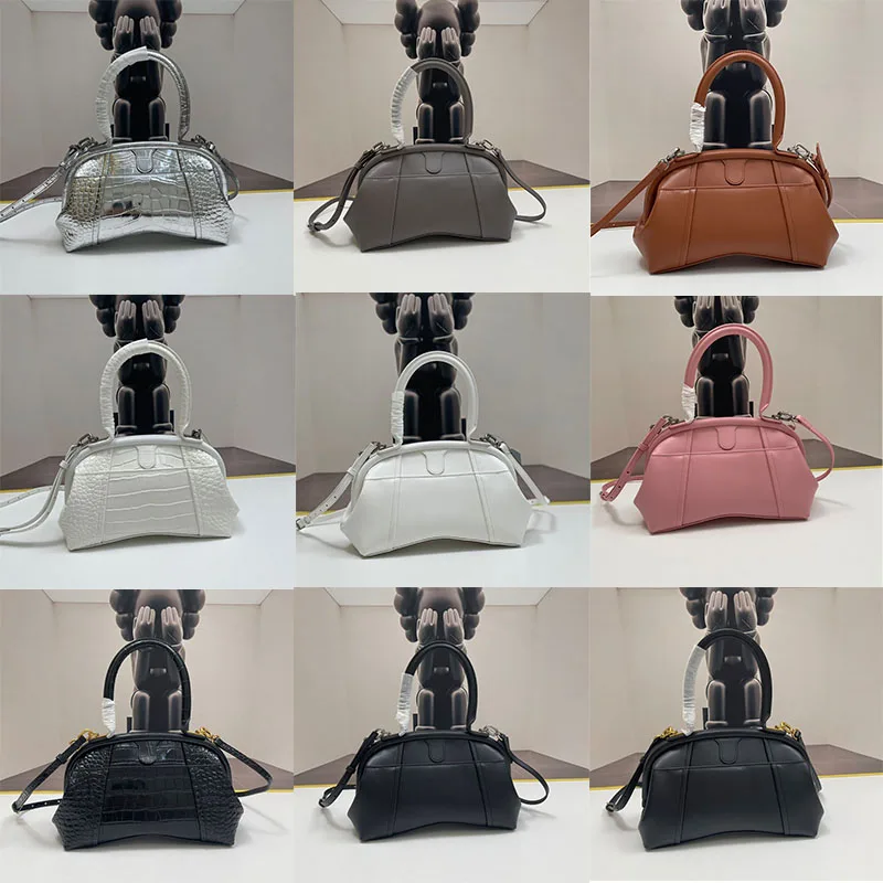 

Designer Editor Large Shoulder Bag Women Crocodile Embossed Leather Handbags Hourglass Bags Luxurys CrossBody Tote