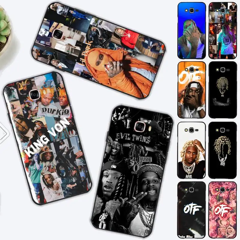 

Rapper lil Durk Phone Case for Samsung J 2 3 4 5 6 7 8 prime plus 2018 2017 2016 core