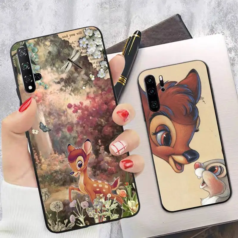 

Disney Bambi cartoon Phone Case for Huawei P30 40 20 10 8 9 lite pro plus Psmart2019