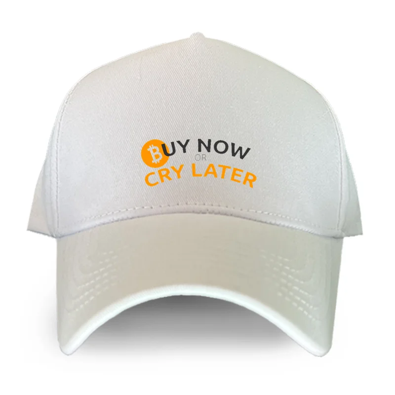 

Bitcoin Buy Or Cry Later Anime Cotton Men Baseball Cap Trucker Caps Classic Vintage Hat For Men Dad Hat
