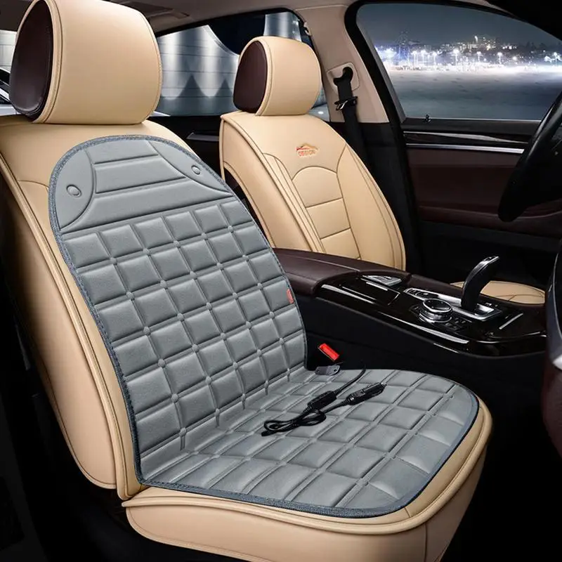 

Heated Car Seat Cushion Covers Car Electric Heated Seat Car Styling Winter Pad Cushions 12V Universal Heating Pad Winter Travel
