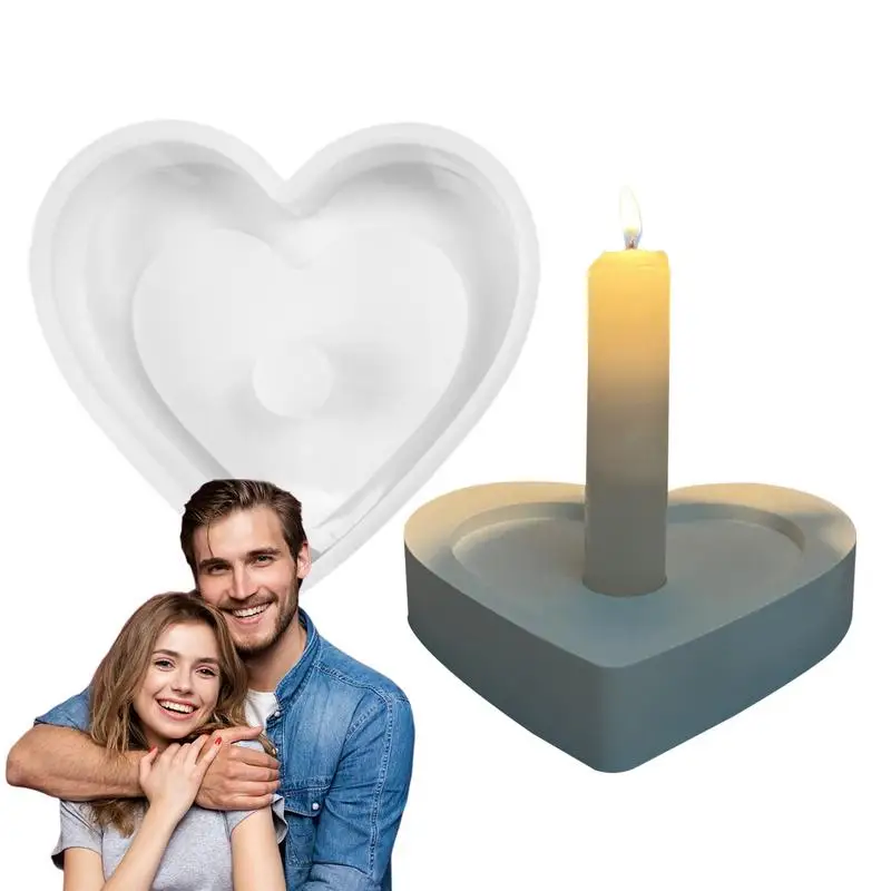 Силиконовые формы в форме сердца силиконовые для литья из смолы толстые