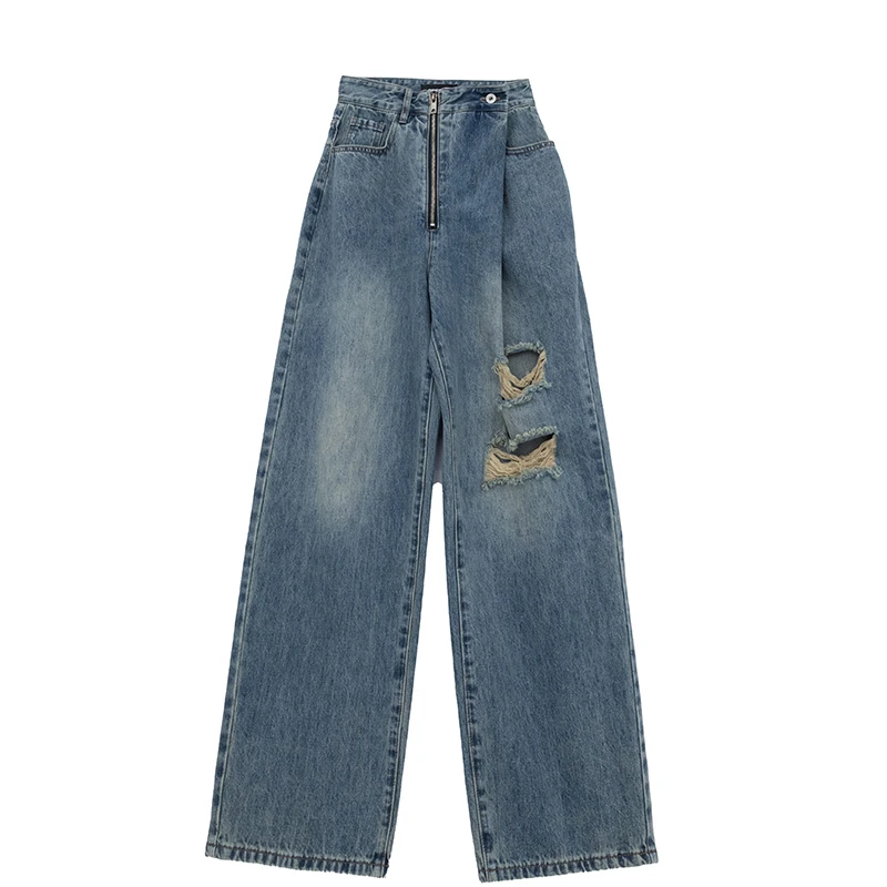 Рисунок 5 - Рваные джинсы женские на молнии