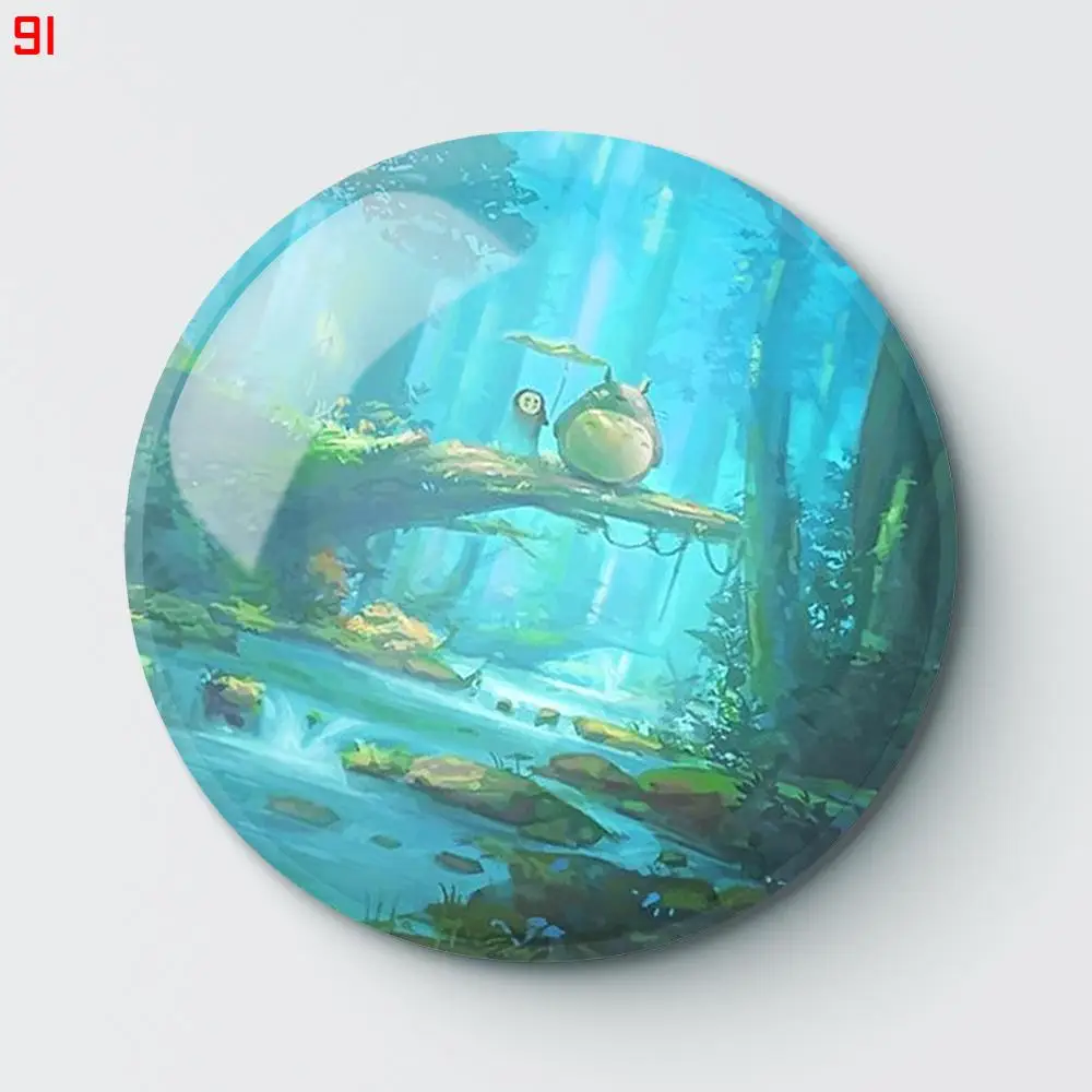 

Брошь на пуговицы TOTORO 00091, булавка, аксессуары для ювелирных изделий, модная брошь на заказ, значки на лацкан