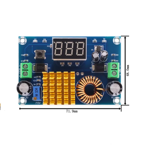 XH-M411 цифровой дисплей Повышающий Модуль платы высокой мощности 5V-45V выход 5A