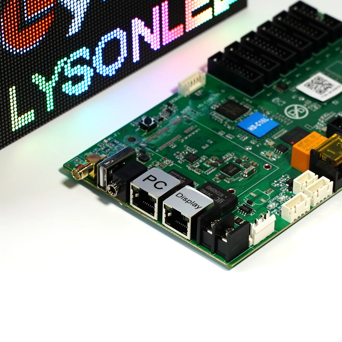 Дешевая цена Huidu HD-C16L HD-C16C WIFI асинхронная внутренняя и наружная светодиодная