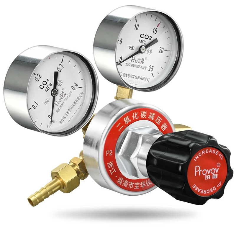 Редуктор давления в газовом баллоне CO2 редуктор 0 6*25 манометр 731 инструменты для