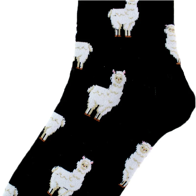 2022 Alpaca Elephant Fox Rabbit Animal socks Cotton Casual Socks Warm Women Streetwear Cute Funny Socks Happy Long Calcetines