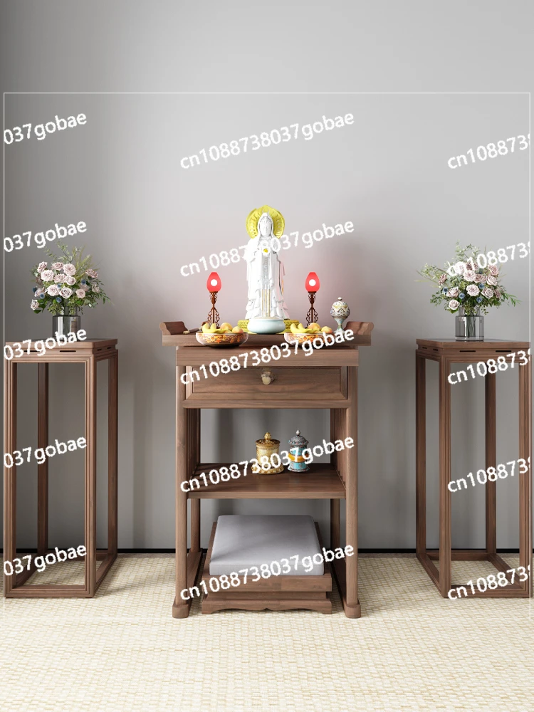 CX бытовой маленький молитвенный алтарь из цельного дерева настольный светильник