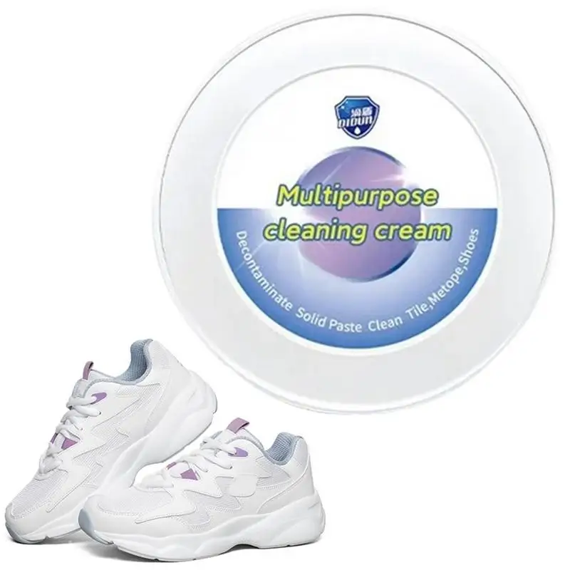 

White Shoe Cleaner Shoes Decontaminate Solid Paste White Shoe Brightening Cleanser Multi-functional Stain Removal For White