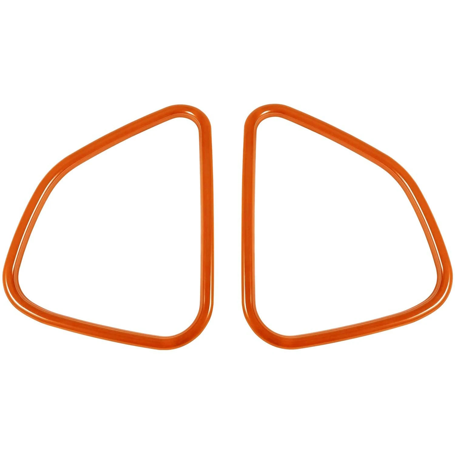 

Car Door Speaker Decoration Cover Trim ABS Frame Sticker for Dodge Charger 2011-2021 Interior Accessories, Orange