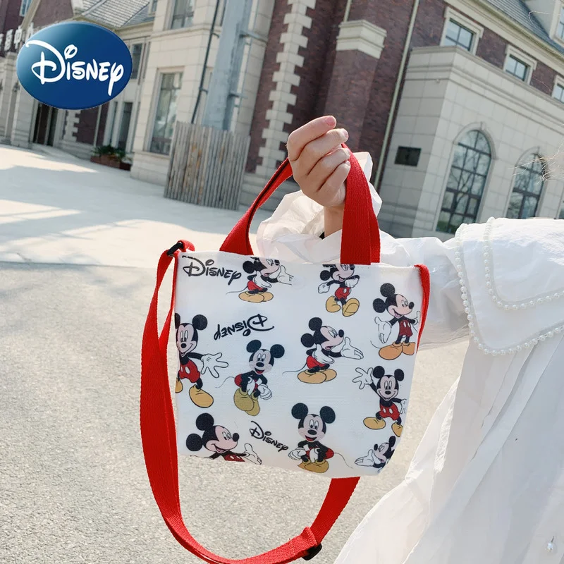 

Disney Mickey Mouse Handbag for Girls Minnie Shoulder Bag Children's Handbag Coin Purse Girl Crossbody Bags Anime Cartoon Bags