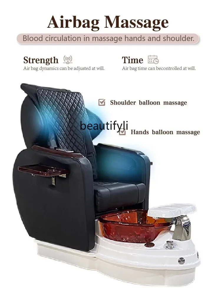 w salonie paznokci fotel do masażu stóp rzęsy sofa kosmetyczna rozkładana sauny