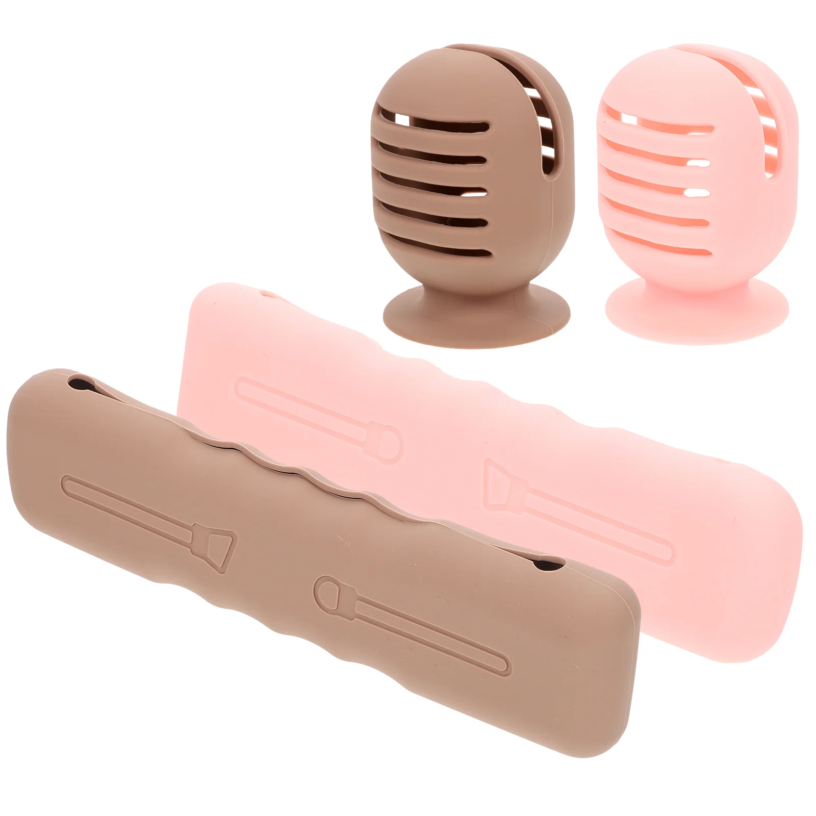 

Storage Box Makeup Brush Holder Travel Portable Bag Silicone Case Beauty Sponge