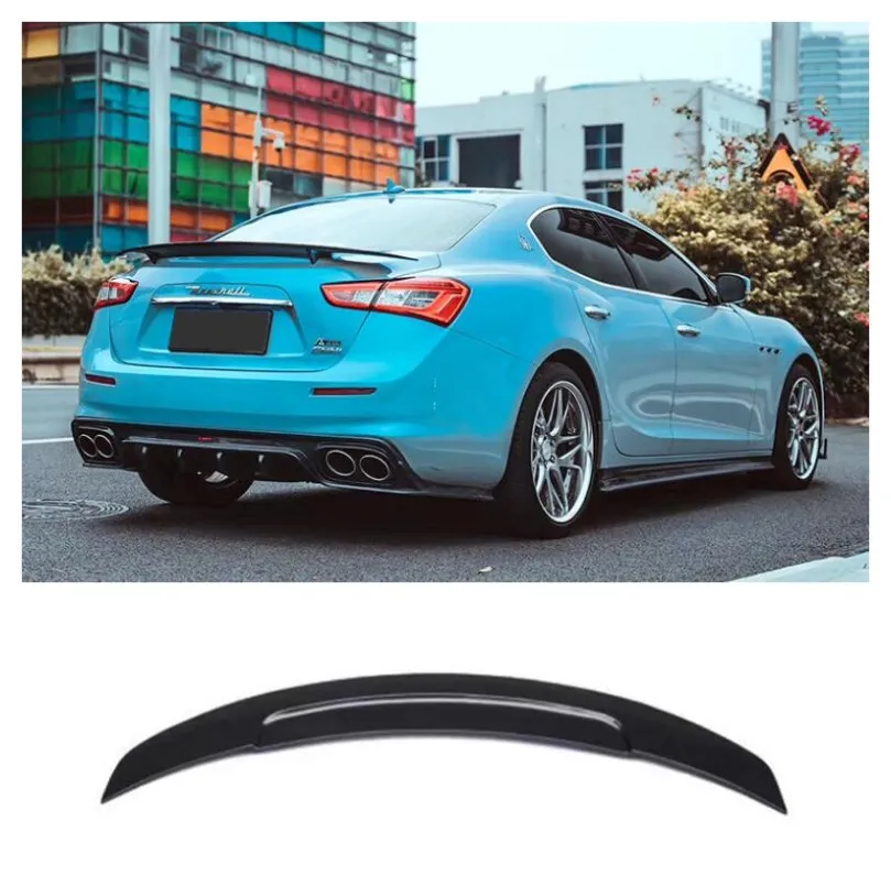 

For Maserati Ghibli 2018 2019 2020 2021 2022 2023 High Quality Carbon Fiber Front Bumper Lip Splitters Diffuser Spoiler Cover