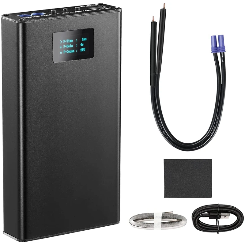 

Upgraded Spot Welder with LCD Screen,30 Gears Adjustable Spot Welder for Battery,Built-in 10000 MAh Rechargeable Battery