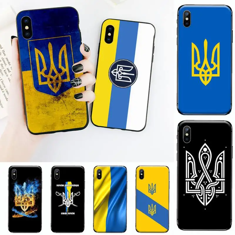 

Keep Calm And Ukraine Of Flag Phone Case for iPhone 11 12 13 mini pro XS MAX 8 7 6 6S Plus X 5S SE 2020 XR