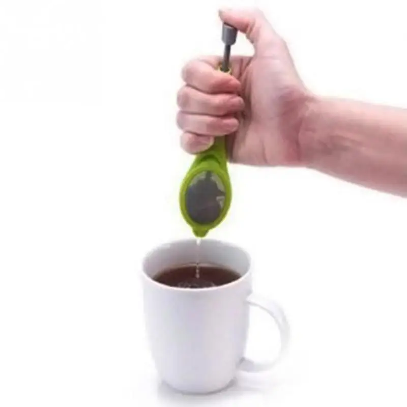 

Flavor Total Tea Infuser Tea Coffee Strainer Healthy Food Grade Plastic Gadget Measure Swirl Steep Stir And Press Accessories