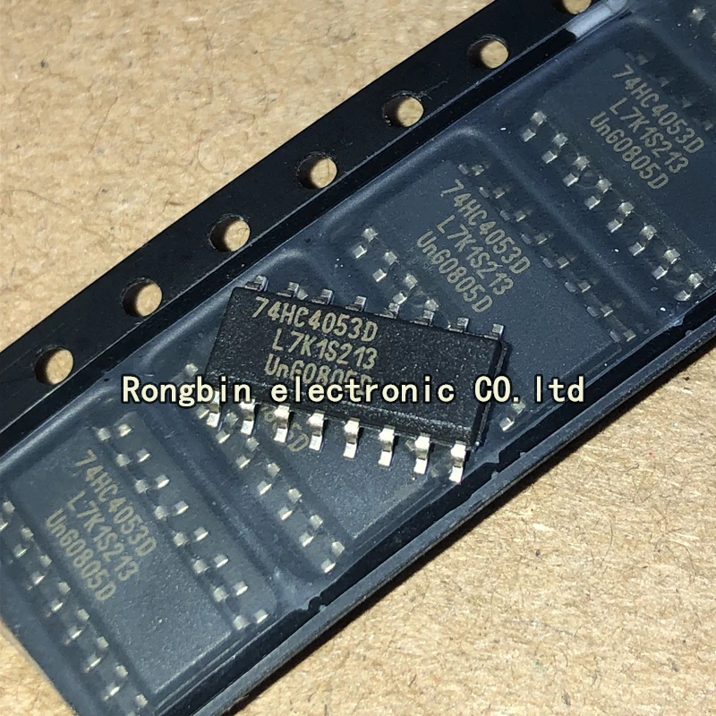 

10PCS NEW 7HC4053D SMD SOP-16 demultiplexer 74HC4053